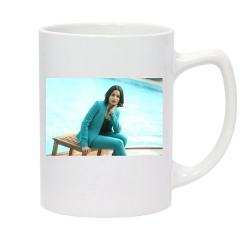 Freida Pinto 14oz White Statesman Mug