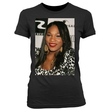 Serena Williams Women's Junior Cut Crewneck T-Shirt