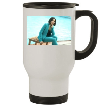 Freida Pinto Stainless Steel Travel Mug