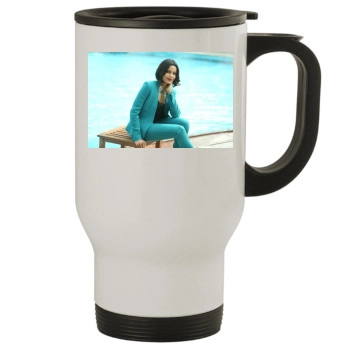 Freida Pinto Stainless Steel Travel Mug