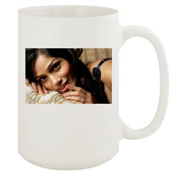 Freida Pinto 15oz White Mug