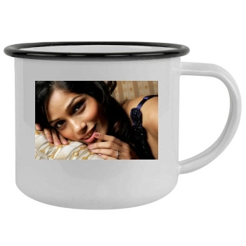 Freida Pinto Camping Mug