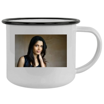 Freida Pinto Camping Mug