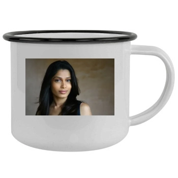 Freida Pinto Camping Mug