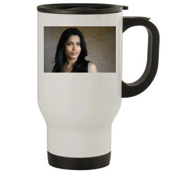 Freida Pinto Stainless Steel Travel Mug