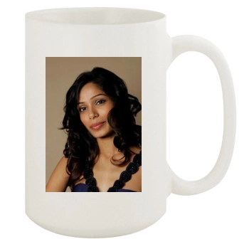 Freida Pinto 15oz White Mug