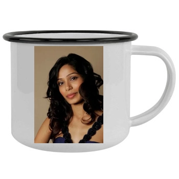 Freida Pinto Camping Mug