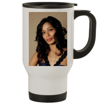 Freida Pinto Stainless Steel Travel Mug