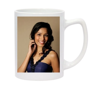 Freida Pinto 14oz White Statesman Mug