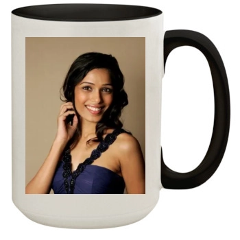 Freida Pinto 15oz Colored Inner & Handle Mug