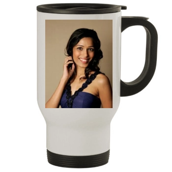 Freida Pinto Stainless Steel Travel Mug