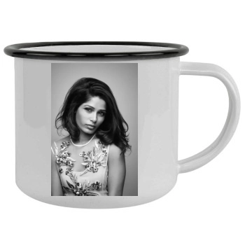 Freida Pinto Camping Mug