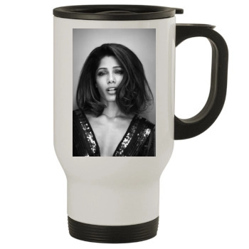 Freida Pinto Stainless Steel Travel Mug