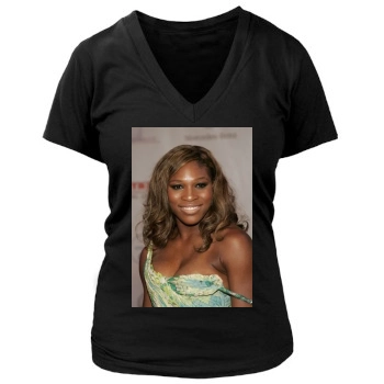 Serena Williams Women's Deep V-Neck TShirt