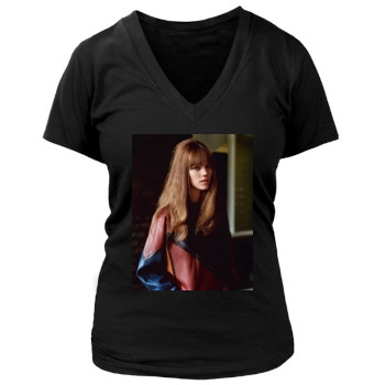 Freja Beha Erichsen Women's Deep V-Neck TShirt