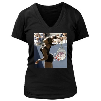 Serena Williams Women's Deep V-Neck TShirt