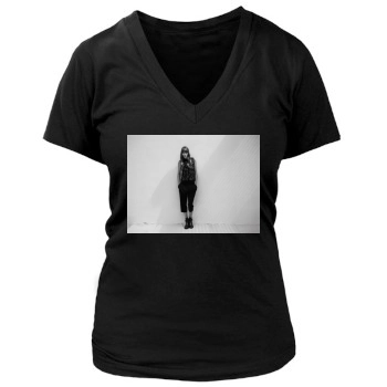 Freja Beha Erichsen Women's Deep V-Neck TShirt