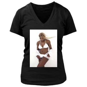 Serena Williams Women's Deep V-Neck TShirt