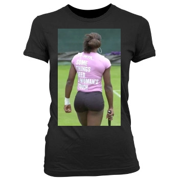 Serena Williams Women's Junior Cut Crewneck T-Shirt