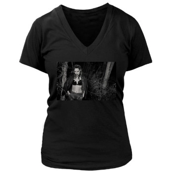 Freja Beha Erichsen Women's Deep V-Neck TShirt