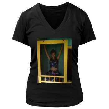 Freja Beha Erichsen Women's Deep V-Neck TShirt