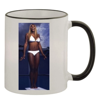 Serena Williams 11oz Colored Rim & Handle Mug