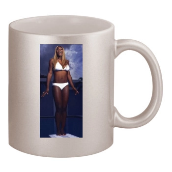 Serena Williams 11oz Metallic Silver Mug