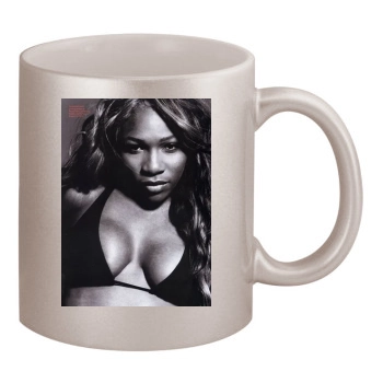 Serena Williams 11oz Metallic Silver Mug