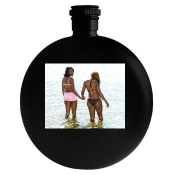 Serena Williams Round Flask