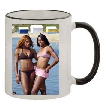 Serena Williams 11oz Colored Rim & Handle Mug