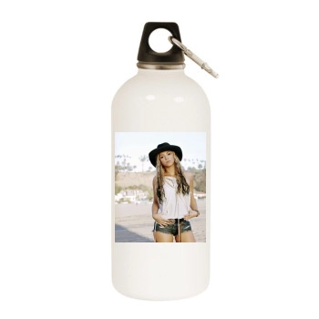 Shakira White Water Bottle With Carabiner