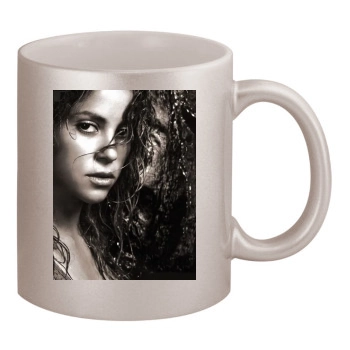 Shakira 11oz Metallic Silver Mug