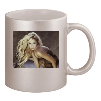 Shakira 11oz Metallic Silver Mug