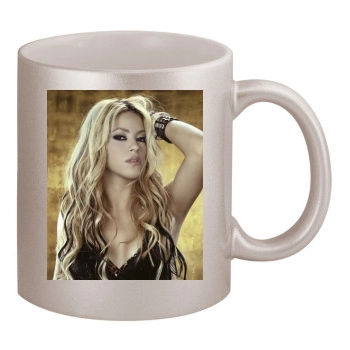 Shakira 11oz Metallic Silver Mug