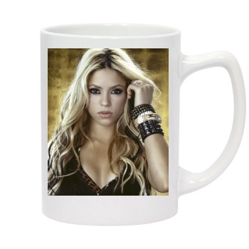 Shakira 14oz White Statesman Mug