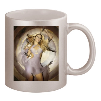 Shakira 11oz Metallic Silver Mug