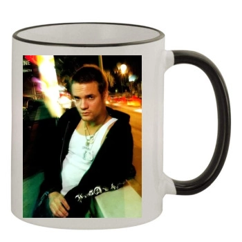 Shane West 11oz Colored Rim & Handle Mug