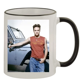 Shane West 11oz Colored Rim & Handle Mug