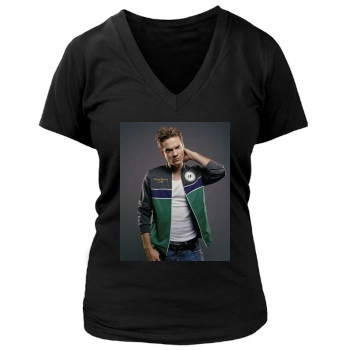 Shane West Women's Deep V-Neck TShirt