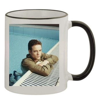 Shane West 11oz Colored Rim & Handle Mug