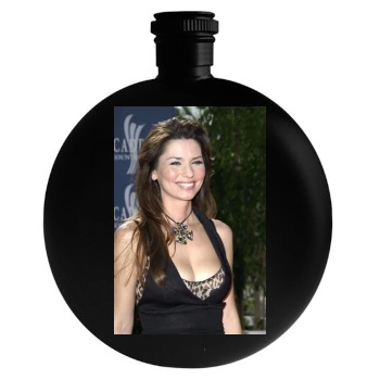 Shania Twain Round Flask