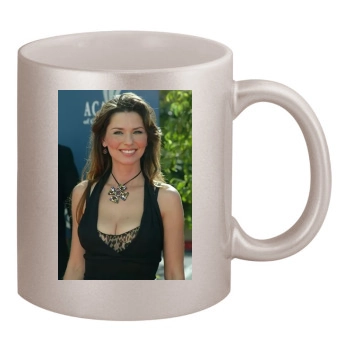 Shania Twain 11oz Metallic Silver Mug