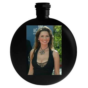 Shania Twain Round Flask