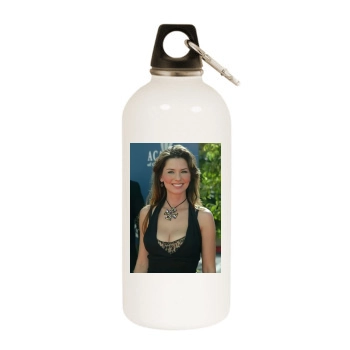 Shania Twain White Water Bottle With Carabiner