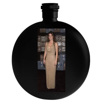 Shania Twain Round Flask