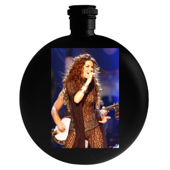 Shania Twain Round Flask