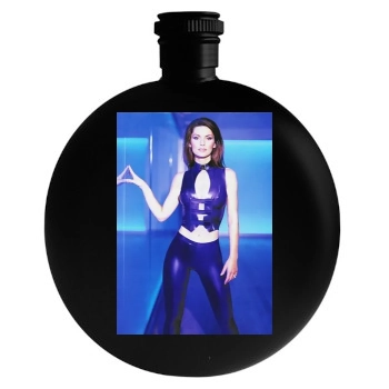 Shania Twain Round Flask