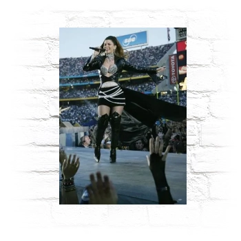 Shania Twain Metal Wall Art