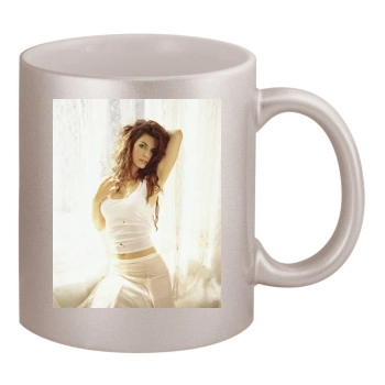 Shania Twain 11oz Metallic Silver Mug