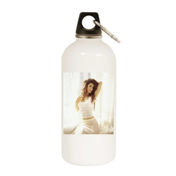 Shania Twain White Water Bottle With Carabiner